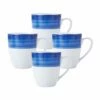 Deals 😉 Gourmet Basics® Madison Set of 4 Mugs 👏 -Hot Sale barware Store K45148873