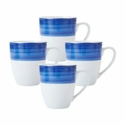 Deals 😉 Gourmet Basics® Madison Set of 4 Mugs 👏