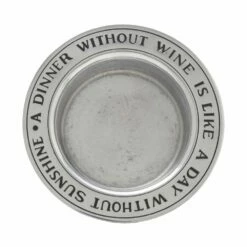 Hot Sale 🌟 Wilton Armetale® A Dinner Without Wine Bottle Coaster 🥰