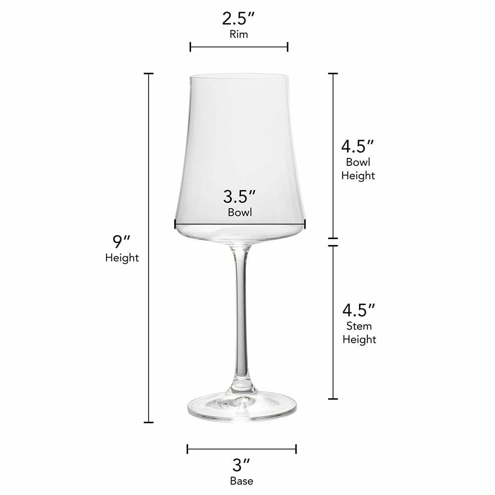 Best Sale 😍 Mikasa® Aline Set of 4 White Wine Glasses 🤩 6 Best Sale 😍 Mikasa® Aline Set of 4 White Wine Glasses 🤩 - Image 4