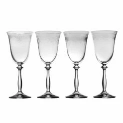 Promo 💯 Mikasa® Amelia Set of 4 White Wine Glasses 😉