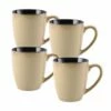 Brand new ❤️ Gourmet Basics® Anissa Set of 4 Mugs 👍 -Hot Sale barware Store anissa set of 4 mugs K4KN210 215 1