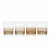 Budget 🥰 Mikasa® Art Deco Set of 4 Gold Double Old Fashioned Whiskey Glasses 😀 2 Budget 🥰 Mikasa® Art Deco Set of 4 Gold Double Old Fashioned Whiskey Glasses 😀 -Hot Sale barware Store art deco set of 4 gold double old fashioned glasses 5275051 1