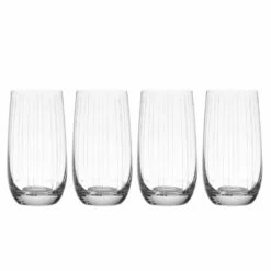 New 🎉 Mikasa® Berlin Set of 4 Highball Glasses 👏
