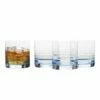 Best Pirce ❤️ Mikasa® Cal Blue Ombre Set of 4 Double Old Fashioned Whiskey Glasses ❤️