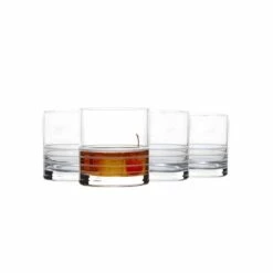Budget ✨ Mikasa® Cal Set of 4 Double Old-Fashioned Whiskey Glasses 🧨