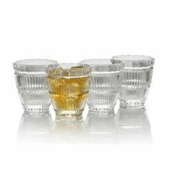 Promo 😀 Mikasa® Carroll Gate Set of 4 Double Old Fashioned Glasses 😉