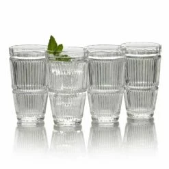 Best deal ⭐ Mikasa® Carroll Gate Set of 4 Highball Glasses 🌟
