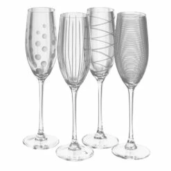 Best Sale 🌟 Mikasa® Cheers® Set of 4 Flutes 🎁