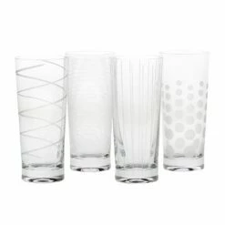 New 🎁 Mikasa® Cheers® Set of 4 Highball Glasses ✔️