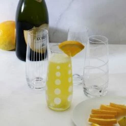 Flash Sale ✨ Mikasa® Cheers® Set of 4 Stemless Flute Glasses 💯 -Hot Sale barware Store cheers set of 4 stemless flute glasses 5217587 3