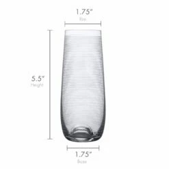 Flash Sale ✨ Mikasa® Cheers® Set of 4 Stemless Flute Glasses 💯 -Hot Sale barware Store cheers set of 4 stemless flute glasses 5217587 4