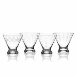 Coupon 😀 Mikasa® Cheers® Set of 4 Stemless Martini Glasses 🛒