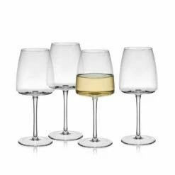 Cheap 👏 Mikasa® Cora Set of 4 White Wine Glasses 🎁