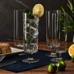 Flash Sale 🎉 Mikasa® Craft Cocktail Set of 4 Spritzer Glasses 👏 -Hot Sale barware Store craft set of 4 spritzer glasses 5294048 3