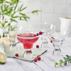 Budget 🔔 Mikasa® Craft Cocktail Set of 4 Stemless Margarita Glasses 🎉 -Hot Sale barware Store craft set of 4 stemless margarita glasses 5294050 3