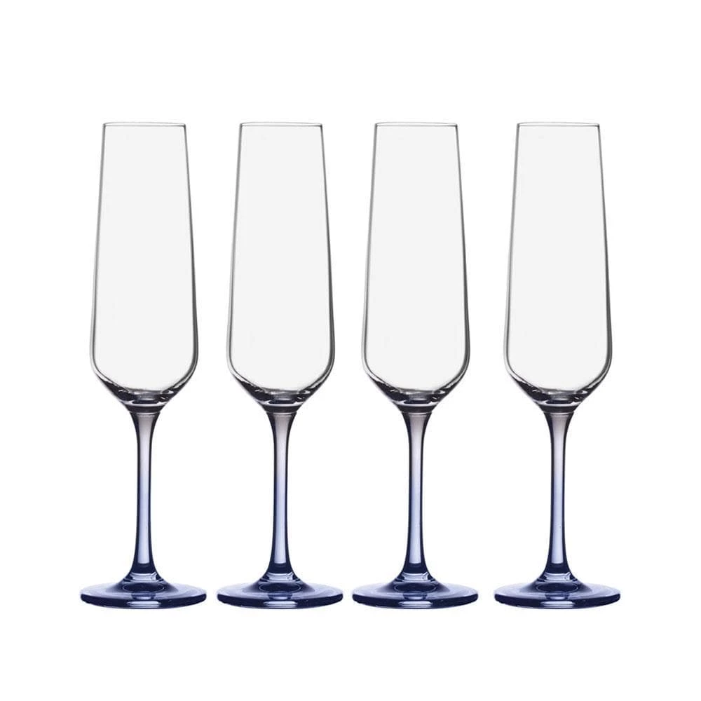 Best deal 🧨 Mikasa® Gianna Ombre Blue Set of 4 Flute Glasses ✨ 3 Best deal 🧨 Mikasa® Gianna Ombre Blue Set of 4 Flute Glasses ✨