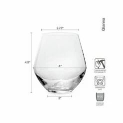 New 🥰 Mikasa® Gianna Ombre Blue Set of 4 Stemless Wine Glasses 😉 9 New 🥰 Mikasa® Gianna Ombre Blue Set of 4 Stemless Wine Glasses 😉 -Hot Sale barware Store gianna ombre blue set of 4 stemless wine glasses 5282068 4