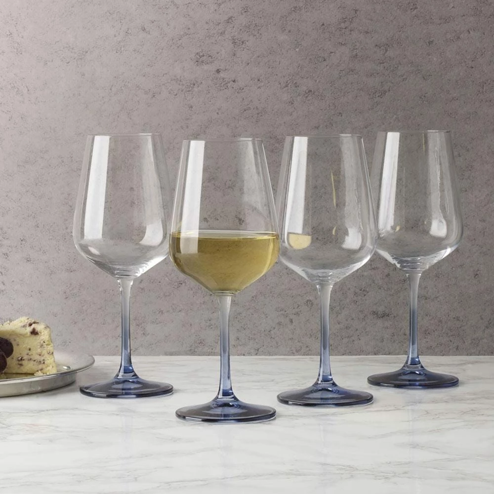 Best deal 🌟 Mikasa® Gianna Ombre Blue Set of 4 White Wine Glasses 🔥 4 Best deal 🌟 Mikasa® Gianna Ombre Blue Set of 4 White Wine Glasses 🔥 - Image 2