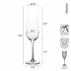 Budget 🛒 Mikasa® Gianna Ombre Sage Set of 4 Flute Glasses ✨ -Hot Sale barware Store gianna ombre sage set of 4 flute glasses 5289780 3