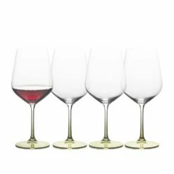 Wholesale 👏 Mikasa® Gianna Ombre Sage Set of 4 Red Wine Glasses 🤩