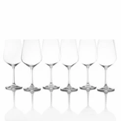 Outlet 🌟 Mikasa® Gianna Set of 6 Red Wine Glasses 😉