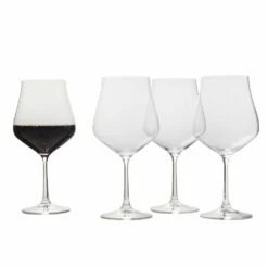 Flash Sale ⭐ Mikasa® Grace Set of 4 Red Wine Glasses 🛒