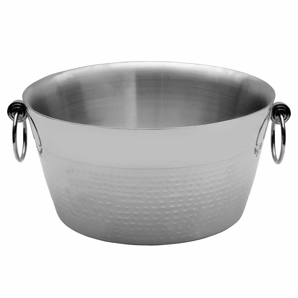 Brand new 🛒 Mikasa® 🔨 Hammered and Polished Beverage Tub, 12 Quart 🔔 3 Brand new 🛒 Mikasa® 🔨 Hammered and Polished Beverage Tub, 12 Quart 🔔