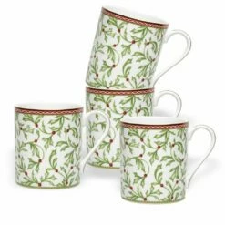Brand new 🧨 Mikasa® Holiday Traditions Mugs, Set of 4 ⌛