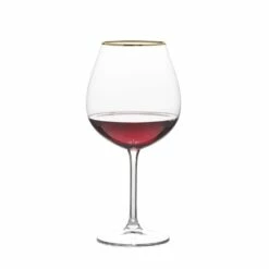 Top 10 🎉 Mikasa® Julie Gold Set of 4 Red Wine Glasses 🥰 -Hot Sale barware Store julie gold set of 4 red wine glasses 5289858 3