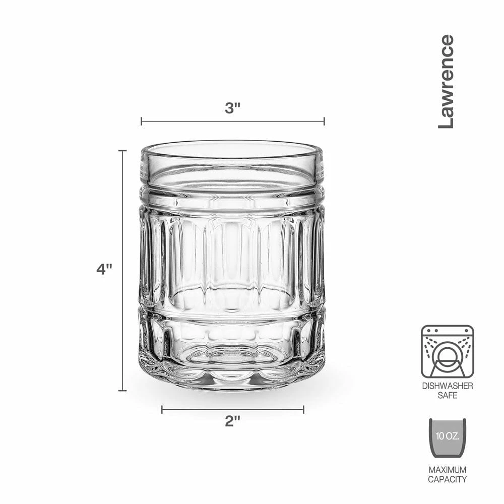 New 🤩 Mikasa® Lawrence Set of 4 Double Old Fashioned Whiskey Glasses 🥰 6 New 🤩 Mikasa® Lawrence Set of 4 Double Old Fashioned Whiskey Glasses 🥰 - Image 4