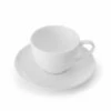New 😍 Mikasa® Lucerne White Tea Cup and Saucer 😉 -Hot Sale barware Store lucerne white tea cup and saucer 5292752 1