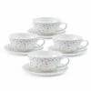 Flash Sale 👍 Mikasa® Millie Gold Set of 4 Cups and Saucers 😀 -Hot Sale barware Store millie gold set of 4 cups and saucers 5289326 1