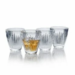 Hot Sale ⭐ Mikasa® Parkside Set of 4 Double Old Fashioned Whiskey Glasses 😉