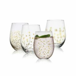 Top 10 🤩 Mikasa® Party Set of 4 Stemless Wine Glasses 😍