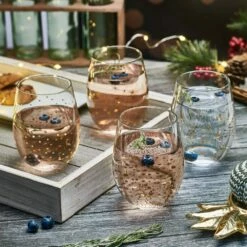 Top 10 🤩 Mikasa® Party Set of 4 Stemless Wine Glasses 😍 -Hot Sale barware Store party set of 4 stemless wine glasses 5294201 3