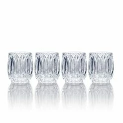 Flash Sale 🎉 Mikasa® Saxon Set of 4 Double Old Fashioned Whiskey Glasses 💯