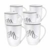 Outlet ❤️ Mikasa® Set of 6 Mr Platinum Mugs ⭐ -Hot Sale barware Store set of 6 mr platinum mugs 5203336K 1