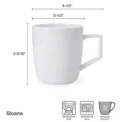 Promo 🥰 Mikasa® Sloane Set of 4 Mugs 😍 -Hot Sale barware Store sloane set of 4 mugs 5289227 4