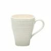 Cheap 🔥 Mikasa® Swirl White Square Mug ⭐ -Hot Sale barware Store swirl white square mug 5056894 1